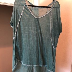 Green We the Free Falling Tee